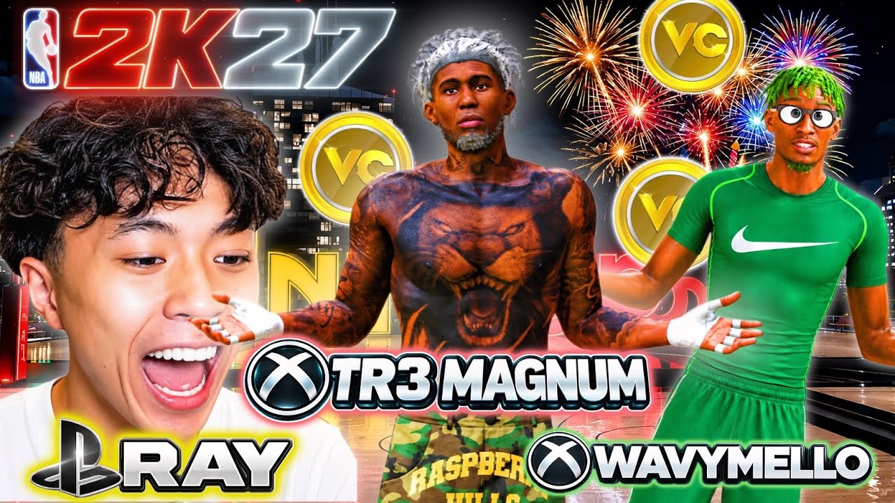 Я ЗАХВАТИЛ СЦЕНУ с RAY и WAVYMELLO в NBA 2K27