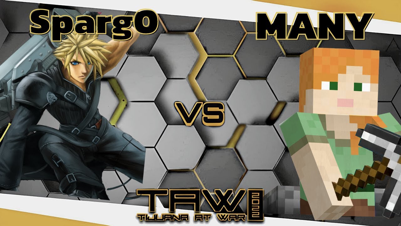 Tijuana at War (TAW) Sparg0 (Cloud) vs Many (Steve) Top 32