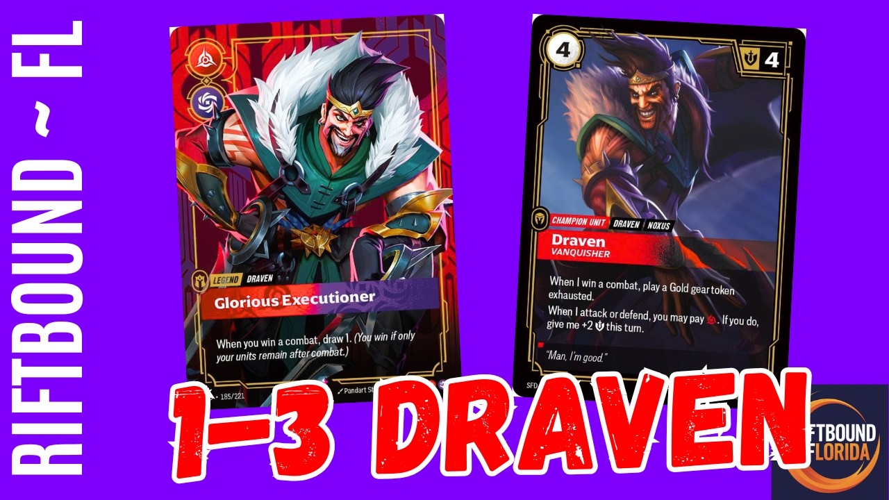 1st Nexus Night of the NEW Meta ~ Draven Deck Fails!  #riftbound  #riftboundtcg #failure