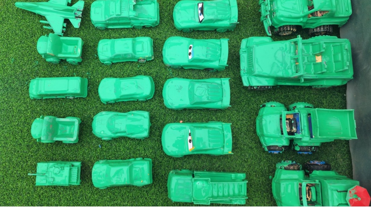 Cleaning Disney Machines |Clean Up Muddy Mini Cars ||  LOOK How THE  Cars Get Cleaned.
