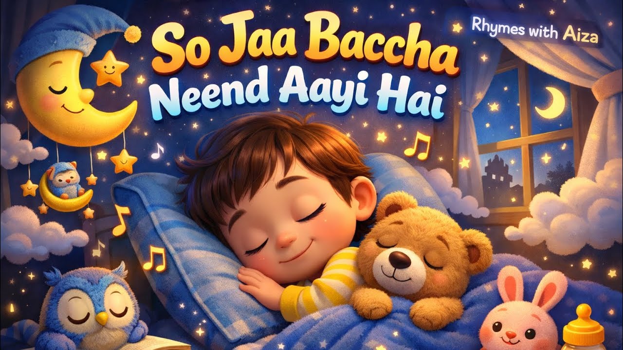 So Jaa Baccha Neend Aayi Hai | Pyari Si Lori | Baby Sleep Rhyme