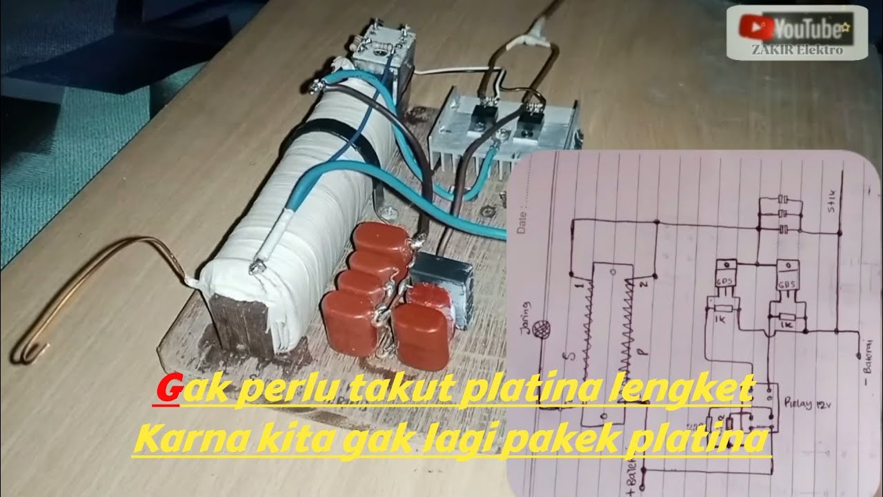 Experiment setrum ikan platina menggunakan mosfet