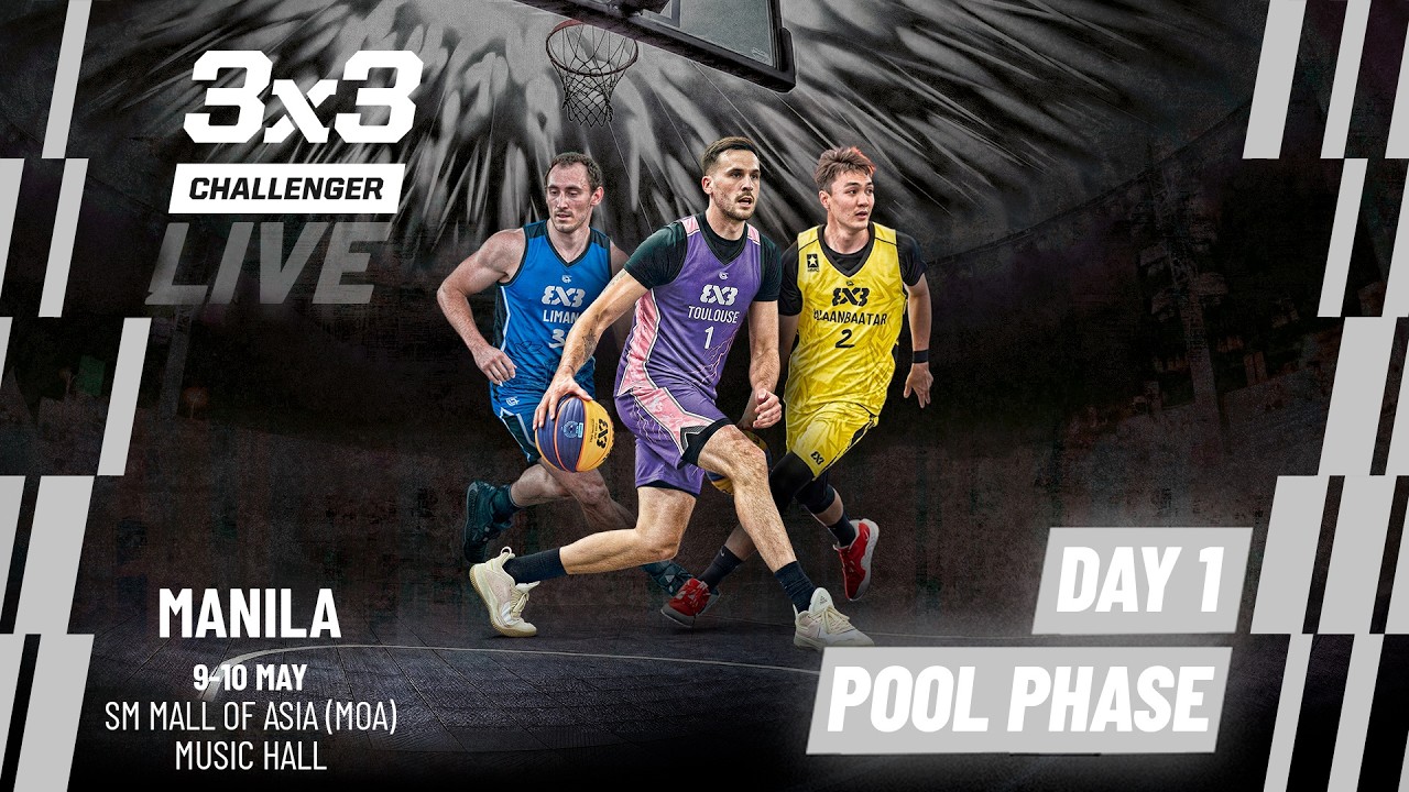 LIVE🔴 FIBA 3x3 Manila Challenger 2026 | Qualifier for Vienna Masters | Pool Phase