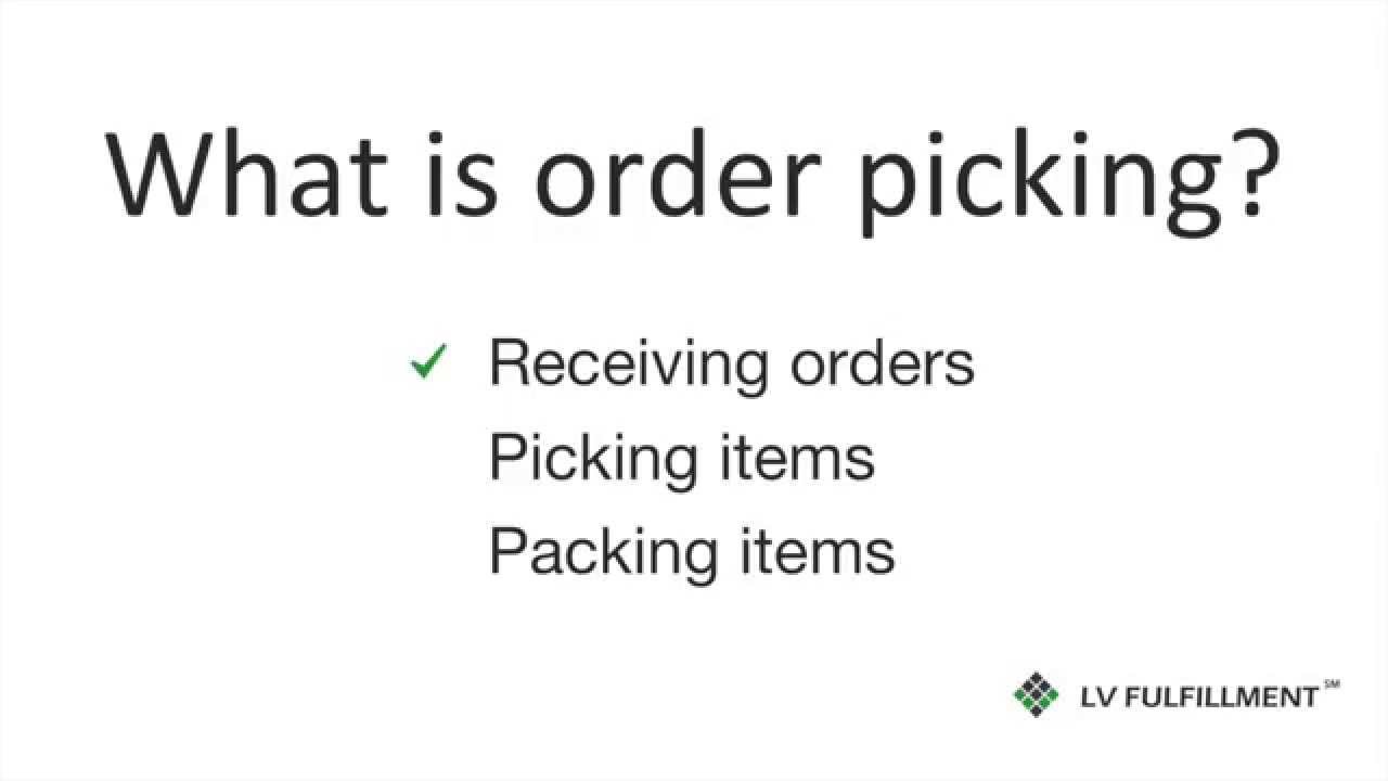 What is order picking?