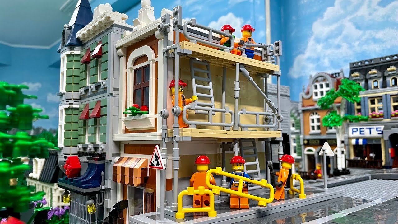 Baustelle - Bau einer Lego Stadt Teil 255.