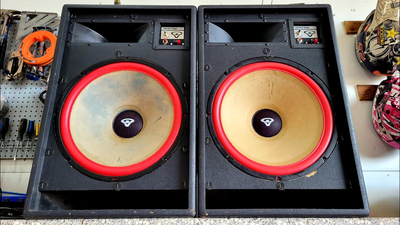 Cerwin Vega 215P Part 3 Testing with 400 Watts Each!