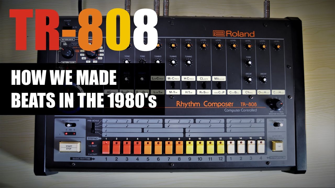 Roland TR-808 Programming a Beat in 5 Minutes