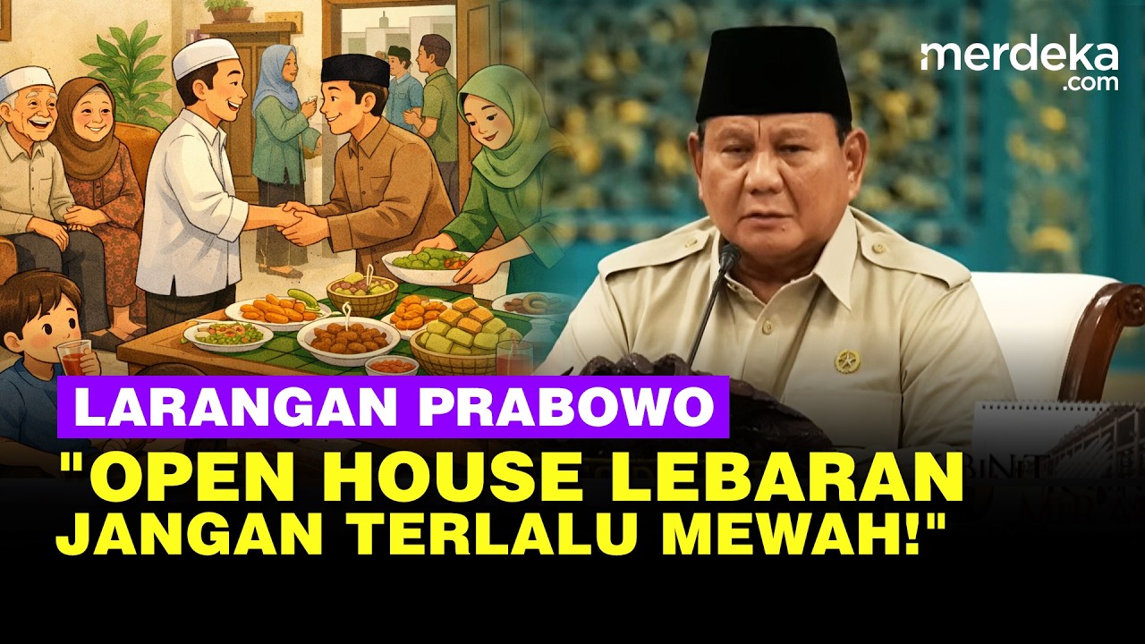 Keras Larangan Prabowo Depan Menteri & Jenderal: Open House Lebaran Jangan Terlalu Mewah!