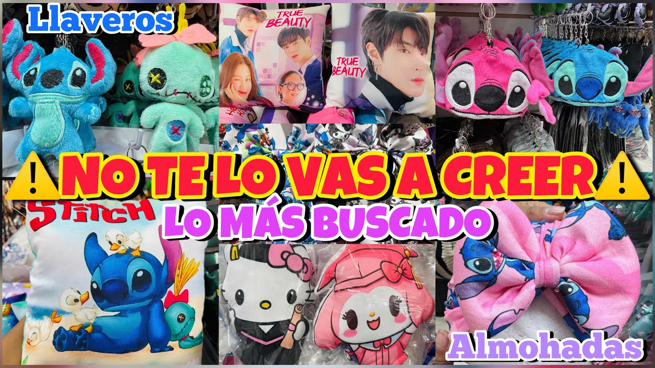 💖LLAVEROS DE PELUCHE / STITCH, CAPIBARA, CLUB MISTERIO 😱 / INICIA TU NEGOCIO / CENTRO CDMX