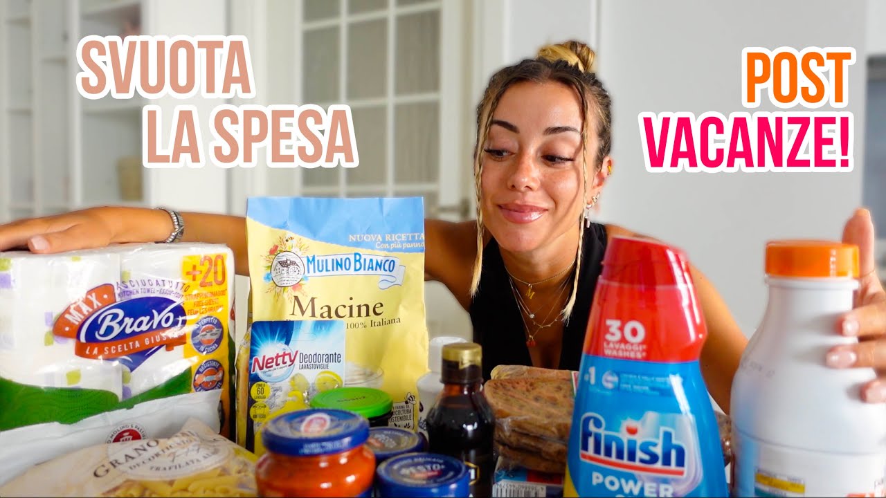 LA MIA SUPER SPESA DOPO LE VACANZE!! 🌊🛒