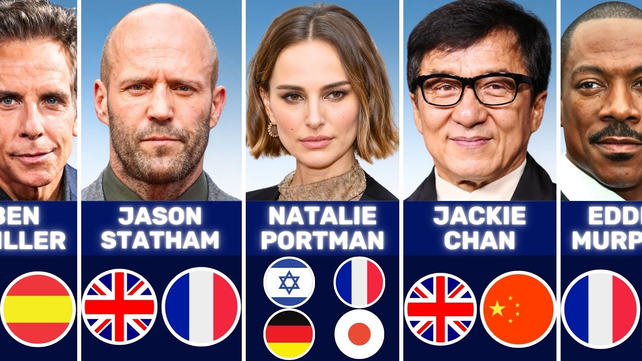 288 Actors and Celebrities How Many LANGUAGES Can They Speak?