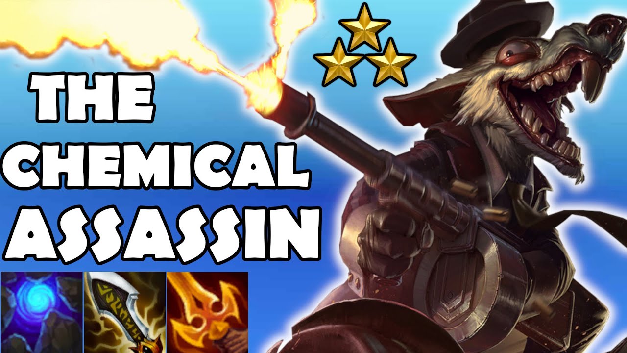 TFT Set 6 Chemtech in Hyper Roll. ⭐⭐⭐ 3 Star Twitch