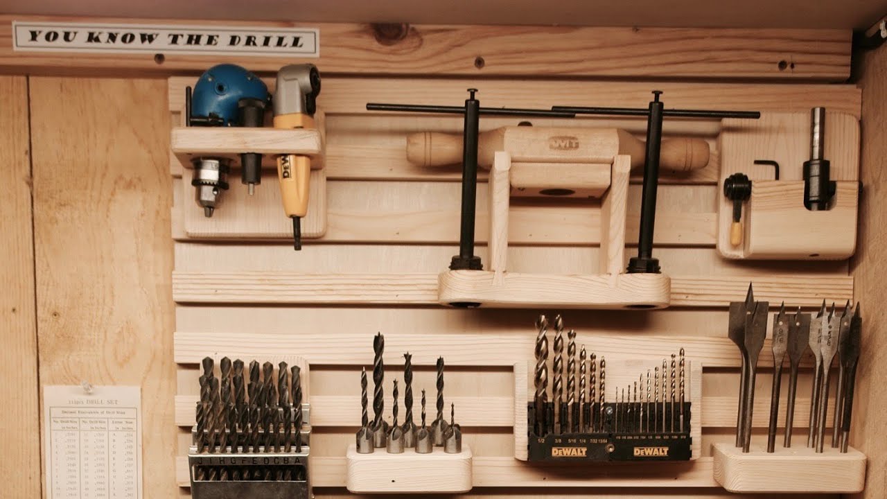 How To Build A French Cleat Wall for The Drill Press