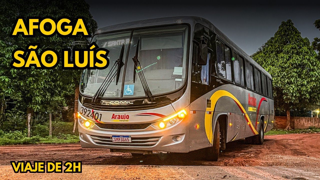 Ônibus sem banheiro São Luís x Anajatuba Maranhão Comil 