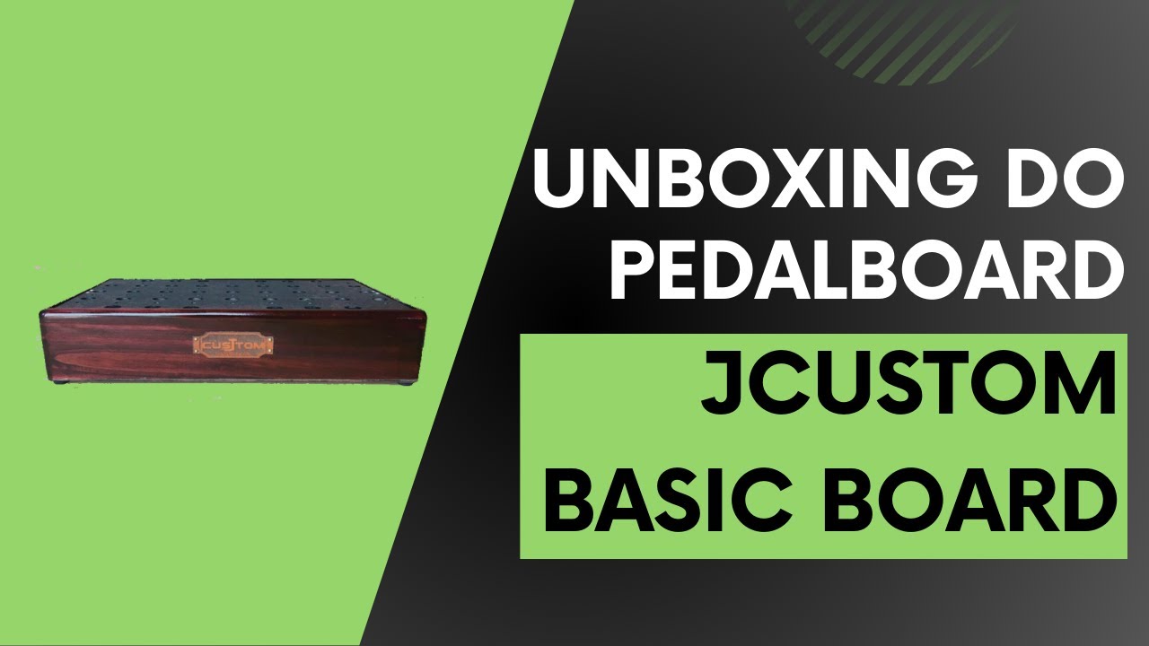 UNBOXING | PEDALBOARD JCUSTOM BASIC BOARD 60X30