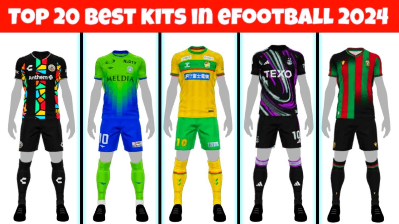Top 20 Beautiful Jersey In eFootball 2024 Mobile