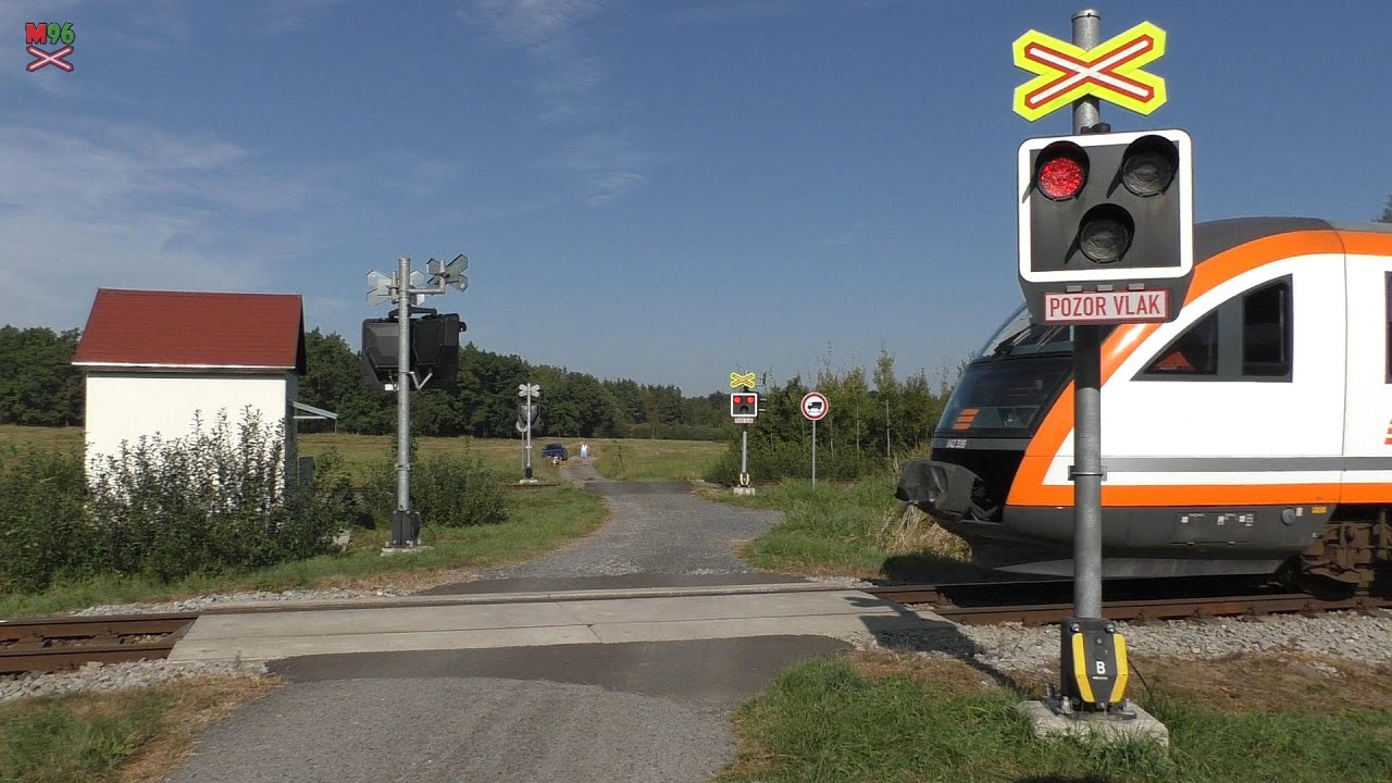 Železniční přejezdy Česká Lípa-Okřešice #1 + #2 [P3234+P8465] - 28.9.2023 / Czech railroad crossings