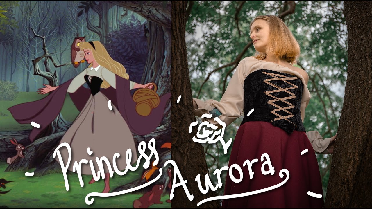 I Made Princess Aurora's Peasant Dress From Sleeping Beauty! Disney Princess Cosplay