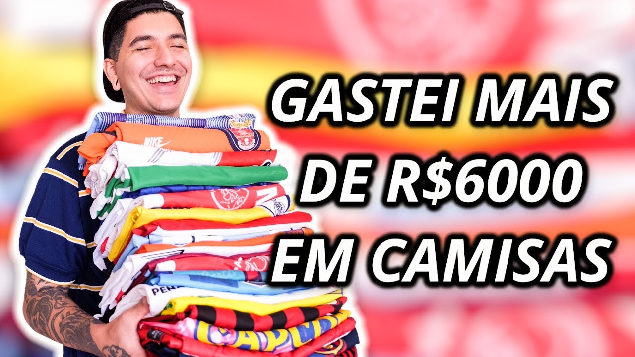 UNBOXING - GASTEI MAIS DE 6000 REAIS EM CAMISAS RARAS !