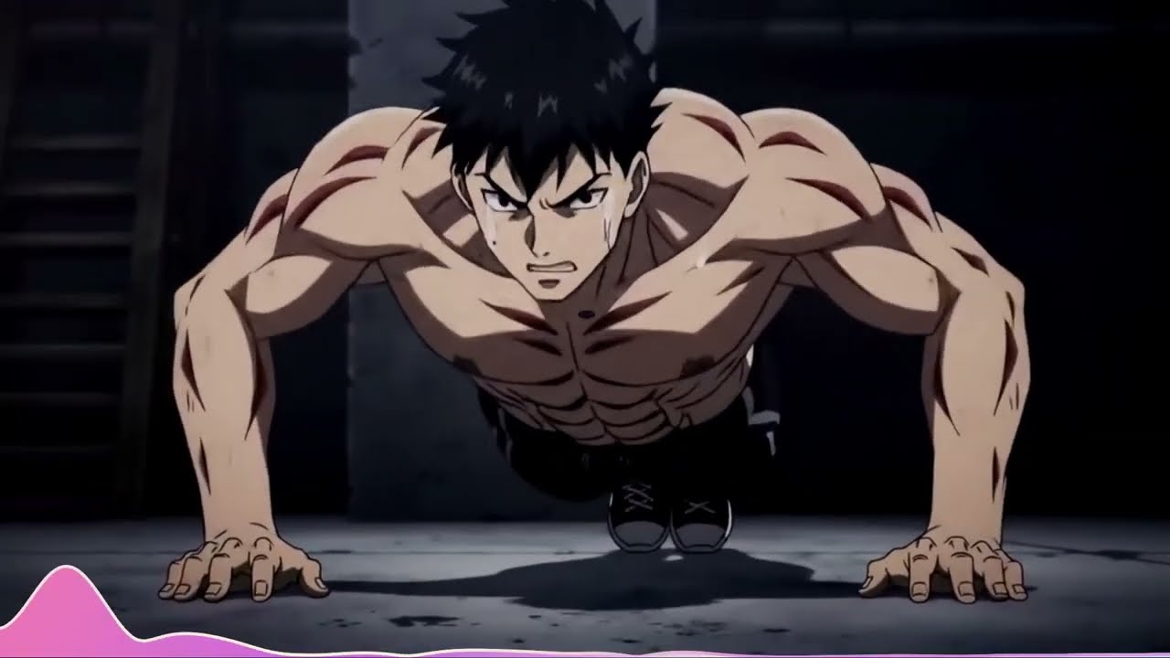 AMV | 100 push up change gym workout motivation beats, Anime 100 Push up challenge #gymmusic