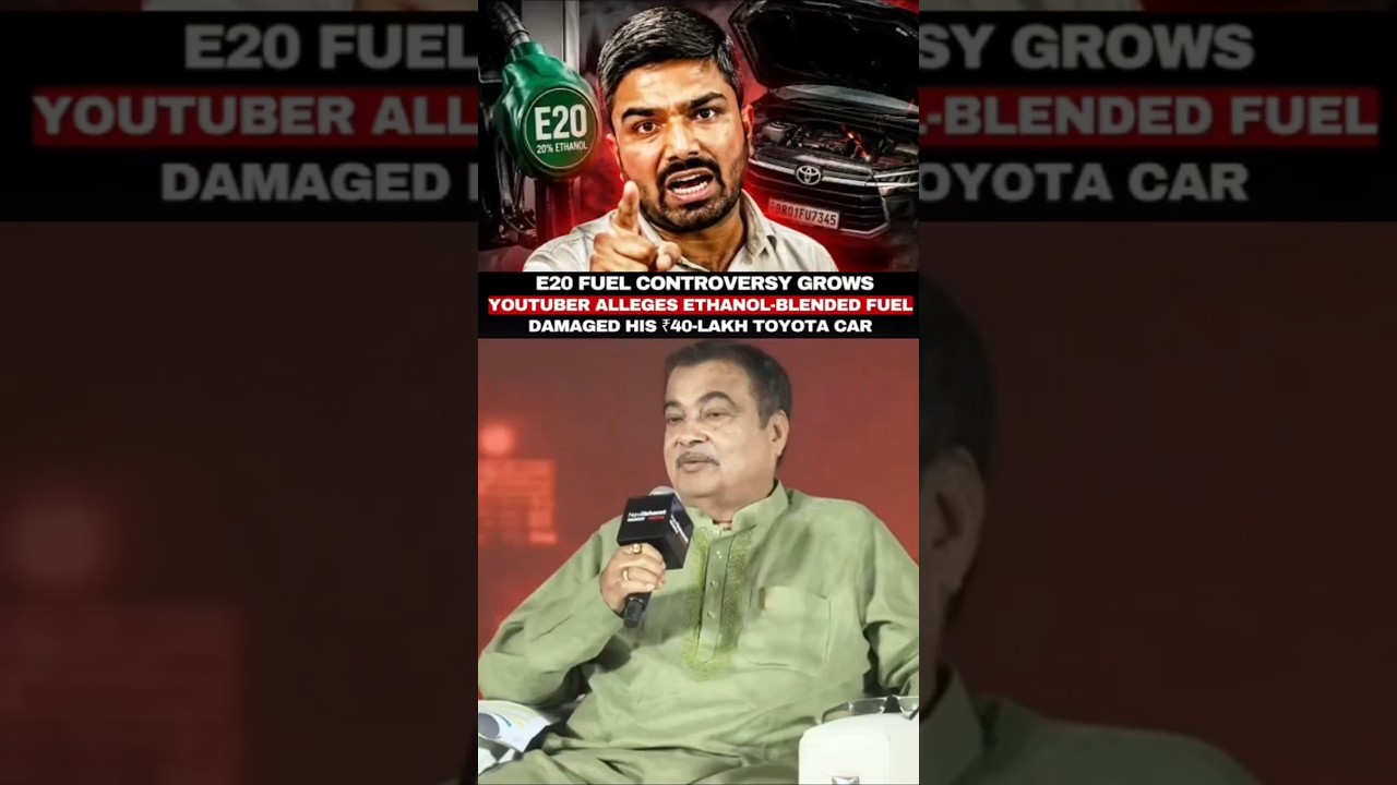 🚨Gadkari Calls Ethanol Controversy Political Propaganda🚨 #shorts