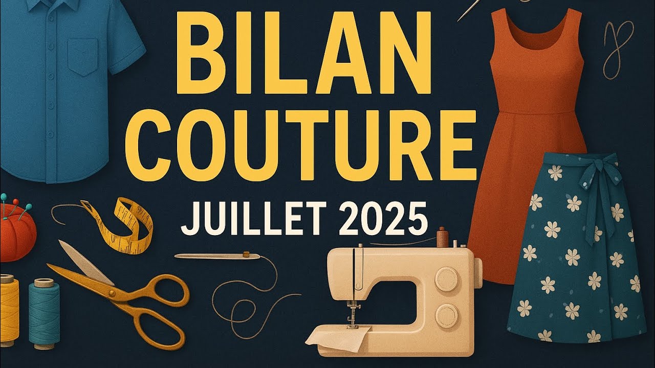 Bilan couture juillet 2025 cousettes d'été