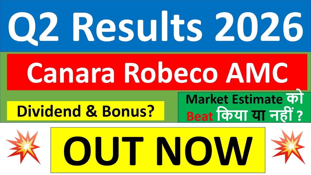 Canara Robeco AMC Q2 results 2026 | CR AMC results today | Canara Robeco AMC Share latest News today