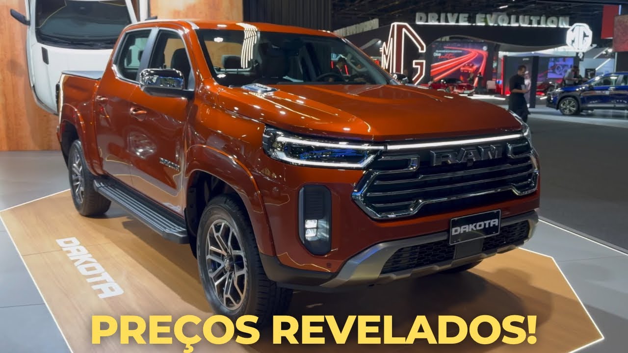 CONHEÇAS OS PREÇOS DA NOVA RAM DAKOTA 2026!