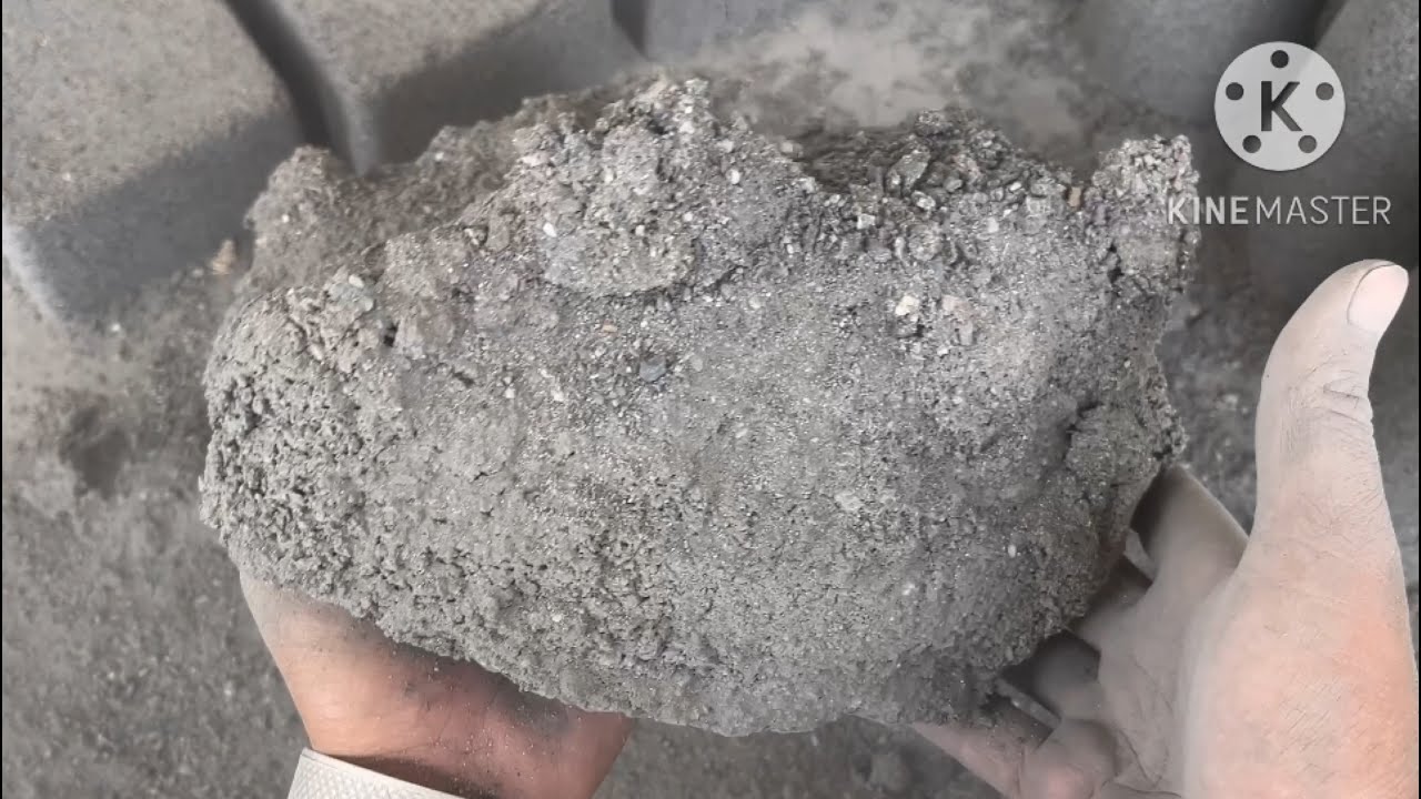 Black sand chunks shape full dry floor crumbling #asmr #satisfying