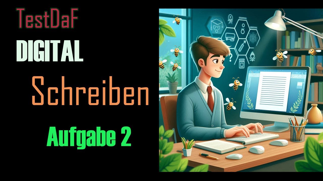 Digitaler TestDaF. Schreiben. Aufgabe 2. Tipps, Redemittel, Beispielantwort