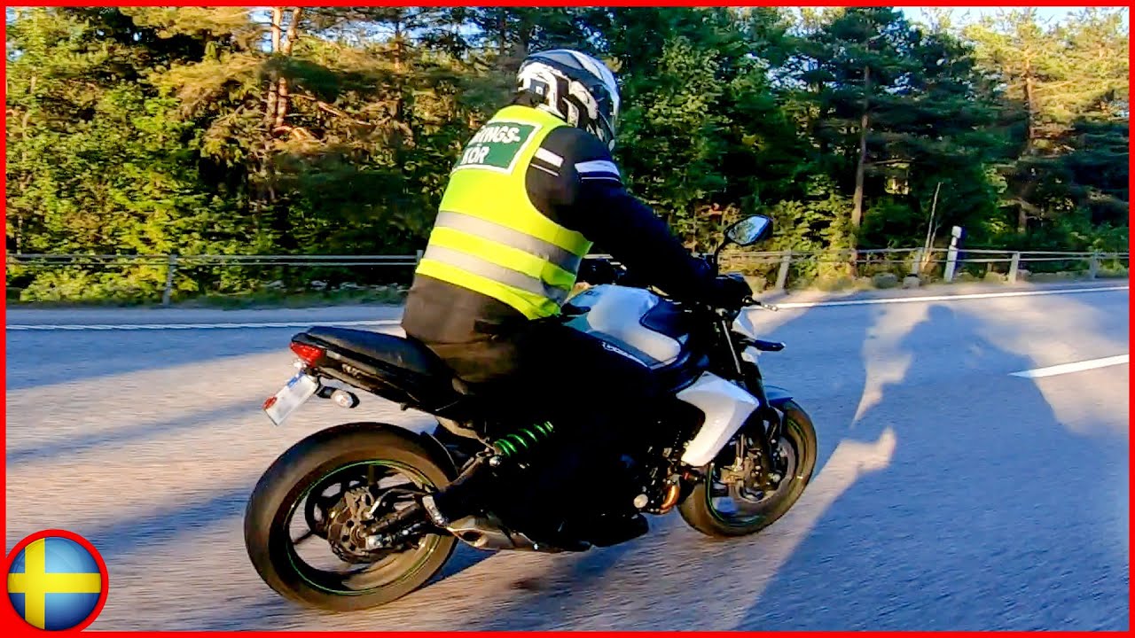 Övningskör på Motorväg - Motorcykelkörkort A | Motovlogg på Svenska - Honda CB1000R + Kawasaki ER6N