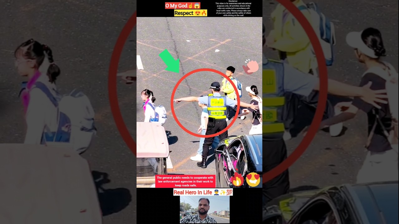 O My God! ☝️😱 Road safety and our responsibility. 😇💟💯 #Shorts #respect #humanity