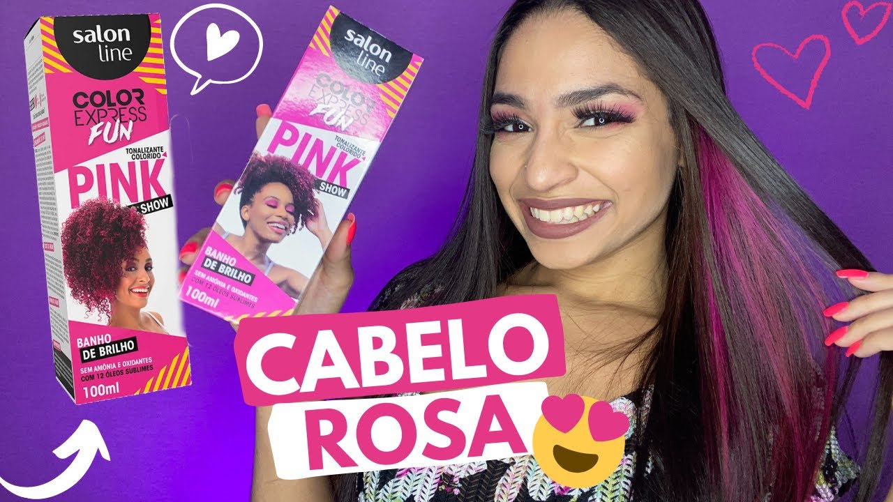 FAZENDO MECHA ROSA EM CASA | TONALIZANTE SALON LINE