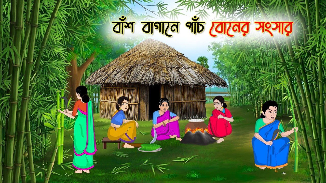 বাঁশ বাগানে পাঁচ বোনের সংসার | বাংলা রূপকথার গল্প | Bengali Fairy Tale | Thakurmar Jhuli
