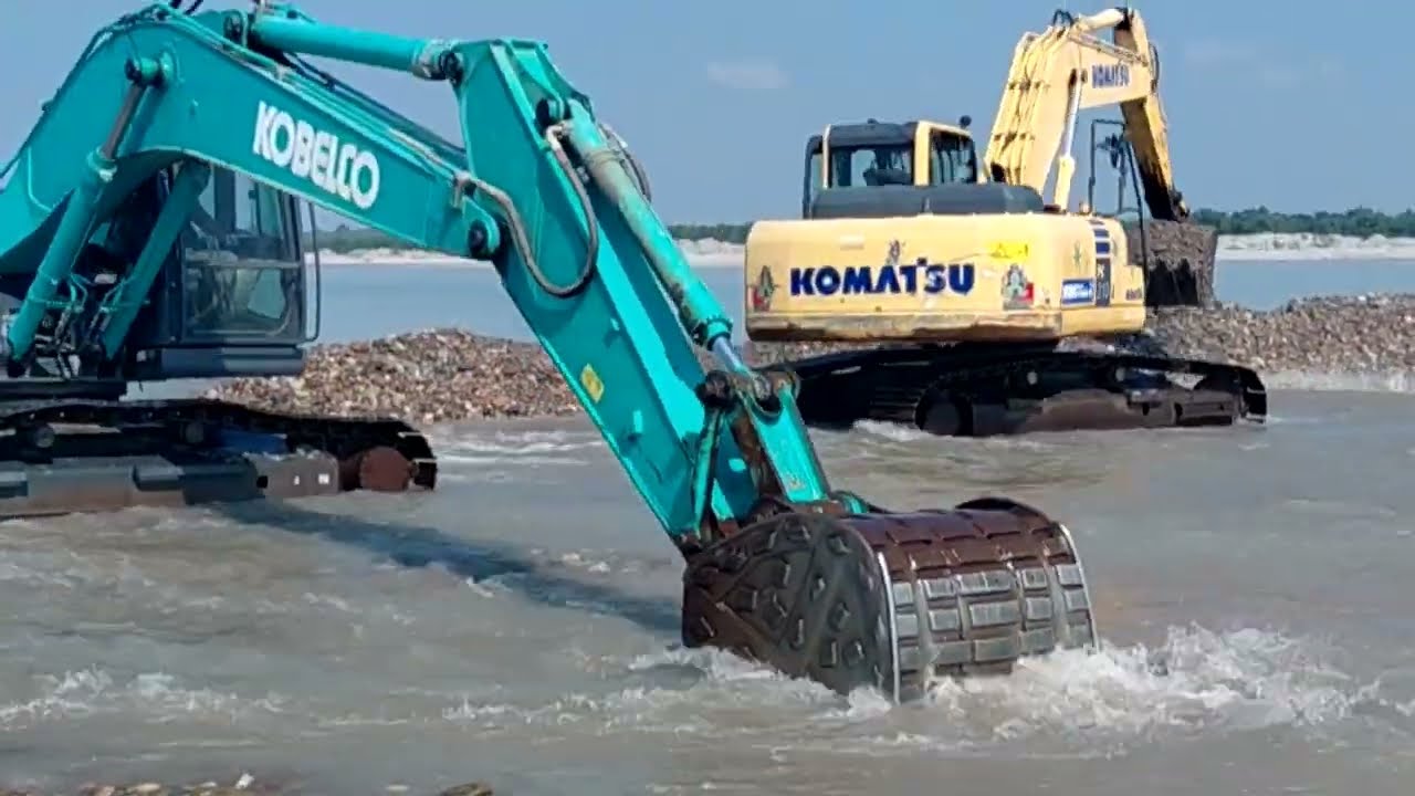 KOBELCO VS KOMAISU pc super fast  kam karta ha#####