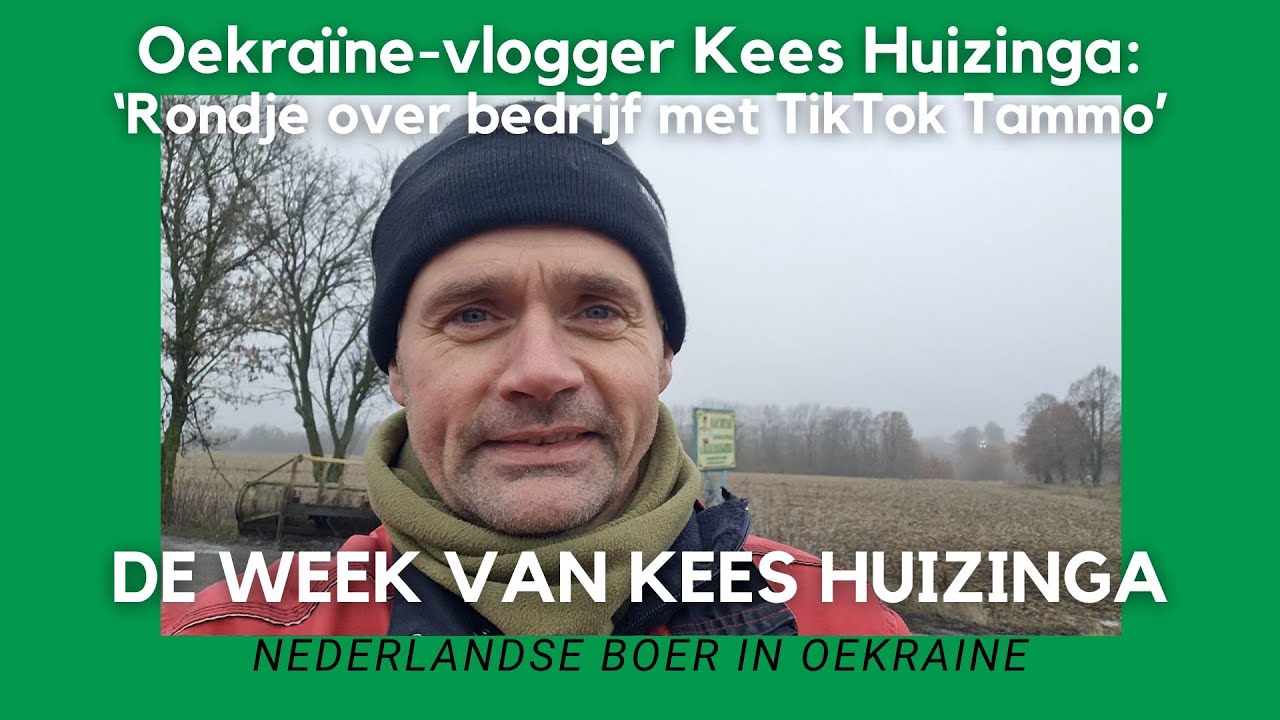 Oekra&iuml;ne-vlogger Kees Huizinga: &lsquo;Rondje over bedrijf met TikTok Tammo&rsquo;