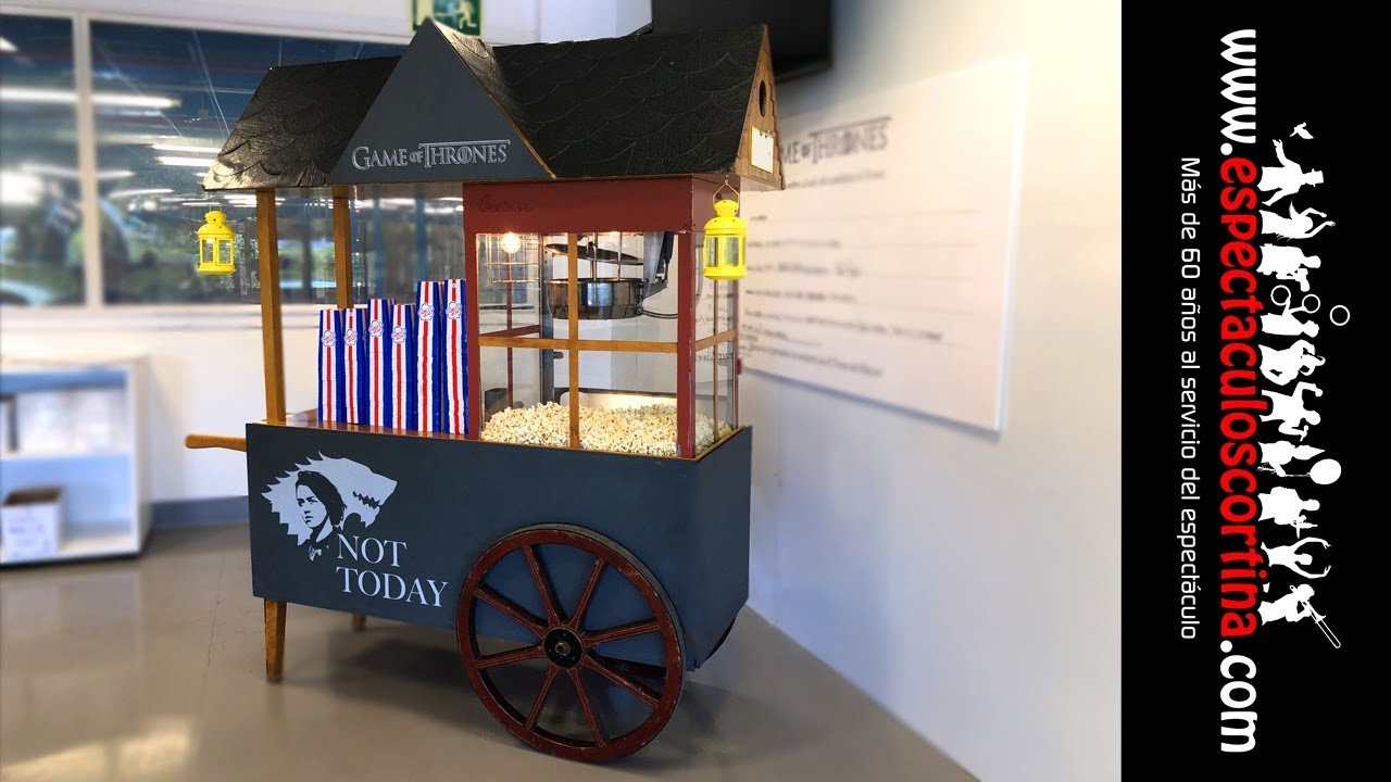 Carritos De Palomitas Barcelona - Alquiler Para Eventos