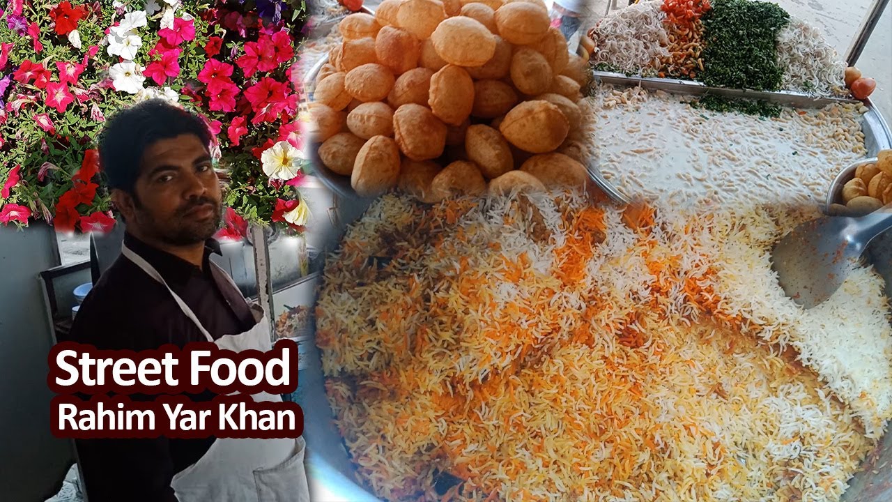 Rahim yar Khan Street Food | Chicken baryani, dahi bhalae|  Ghulam Madni vlog 56