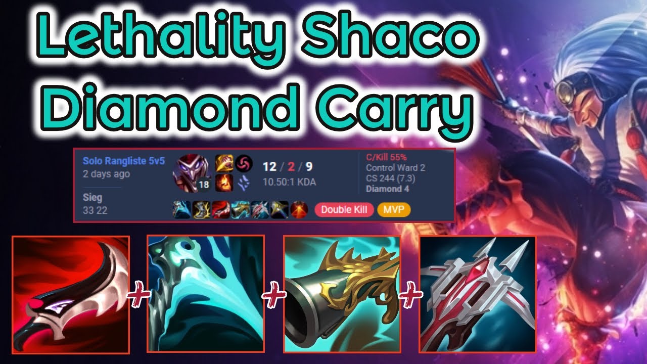 Season 13 Diamond 2 Lethality Shaco Ranked [League of Legends] Full Gameplay - Infernal Shaco