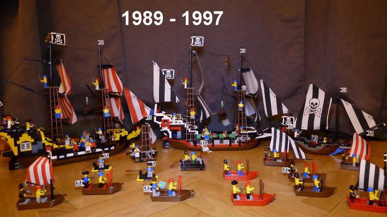 My big 2011 LEGO Pirate Fleet Collection Display