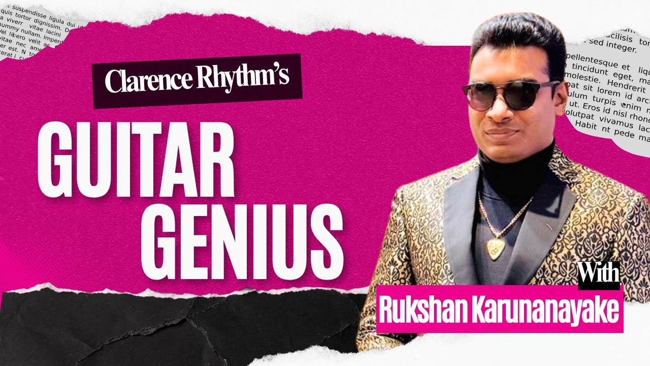 Meet the Talented Lead Guitarist of Clarence Rhythm of the Guitar movie - Mr. Rukshan Karunanayake