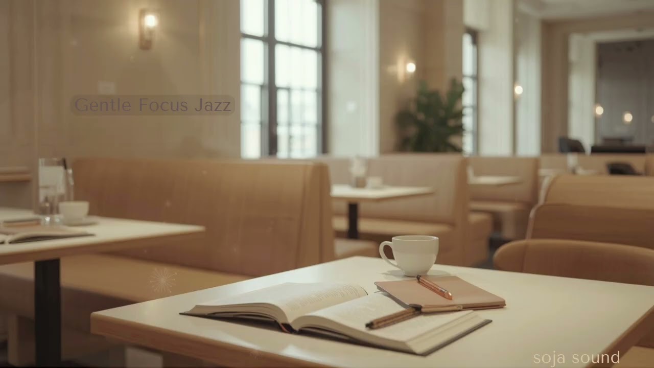 Calm Study Jazz – Soft Cafe Jazz BGM for Focus | soja sound
