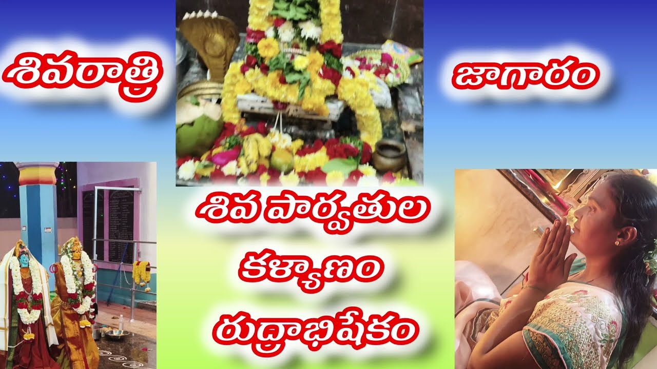 Maha Shivaratri..🕉️🕉️ శివ పార్వతుల కళ్యాణం..🙏🙏 జాగారం#Hara Hara Mahadeva shambho sankara#shivaratri 