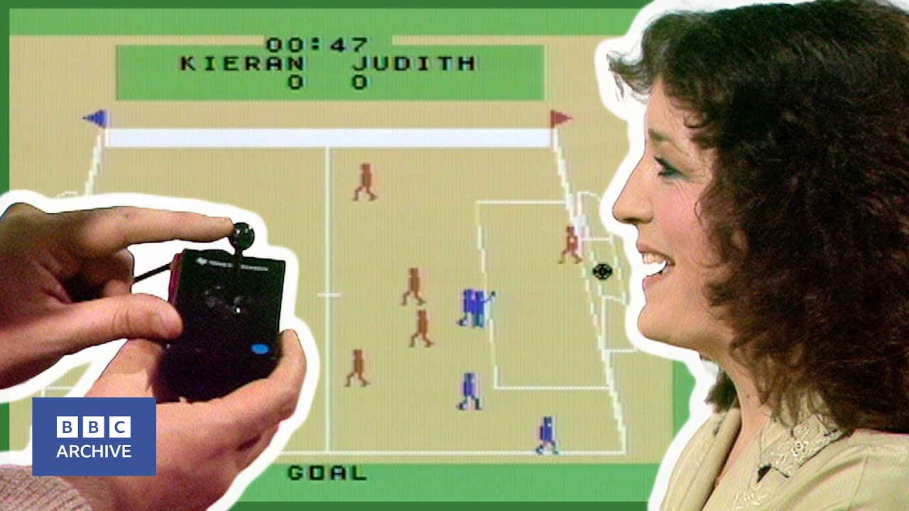 1980: Hyper-Realistic COMPUTER FOOTBALL | Tomorrow's World | Retro Gaming | BBC Archive