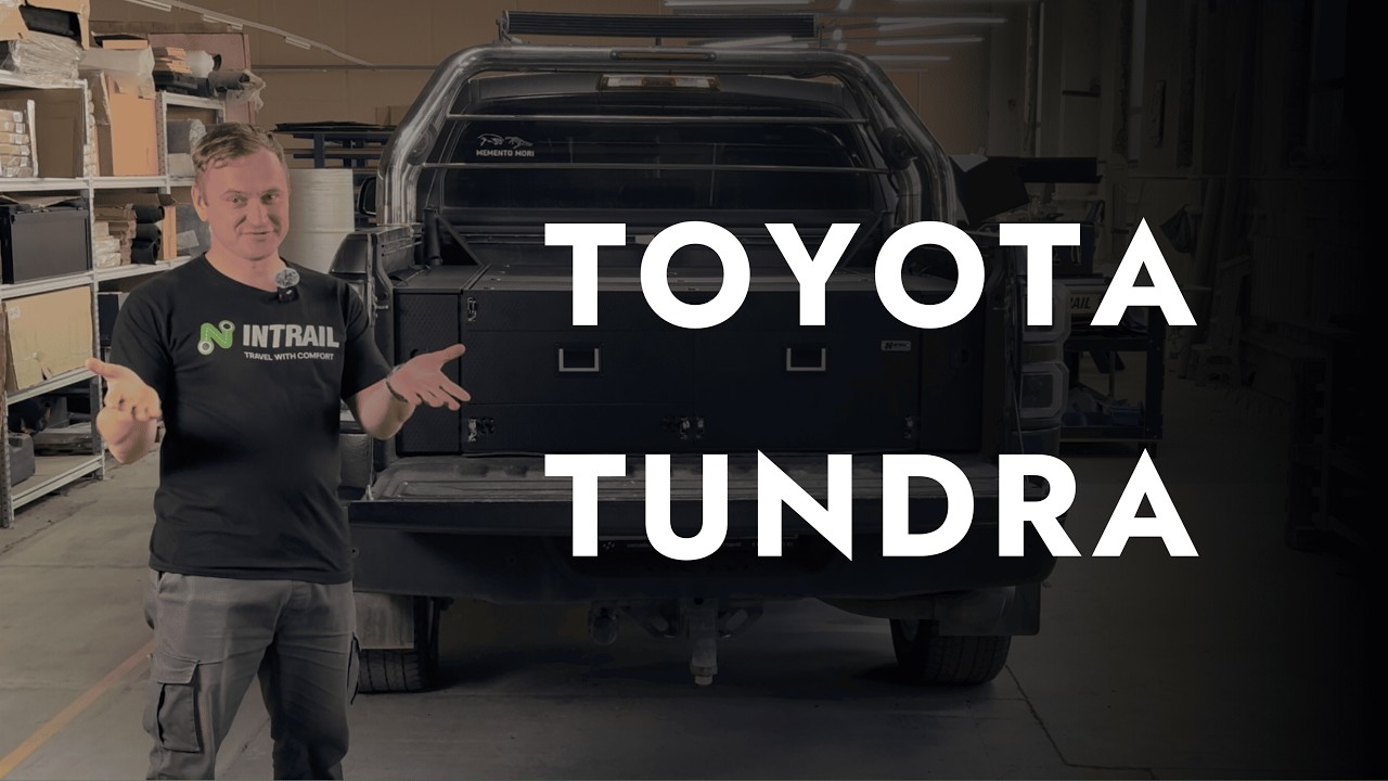 Органайзер с выдвижными ящиками в пикап Toyota Tundra