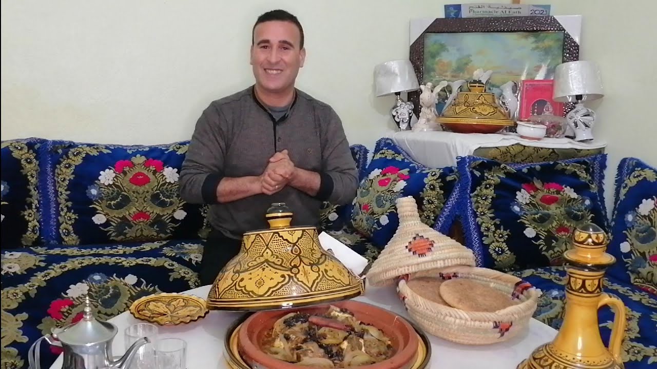 طريقة حصرية بالنسبة الطياب طاجين 😋الصنور الأصلية👌بالبصلة والعنب المجفف طريقة عبدا ناس زمان مرحبا👍