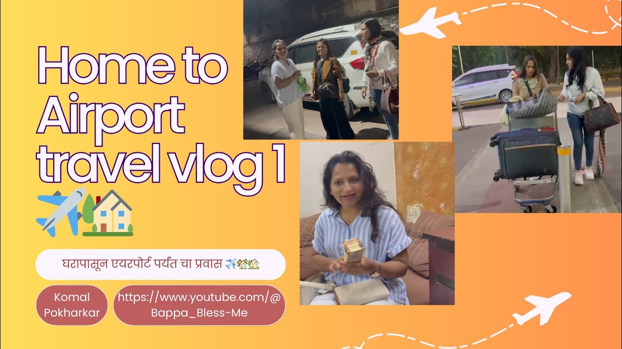 #vlog #travel #funny #friends.....Full vlog home to airport 🏚🛬✨