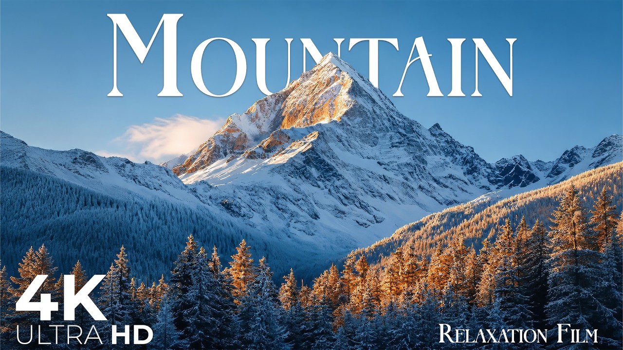 Mountains 4K &bull; Earth Above the Clouds: An Ultimate Calm Journey | Peaceful Music Relaxation Film