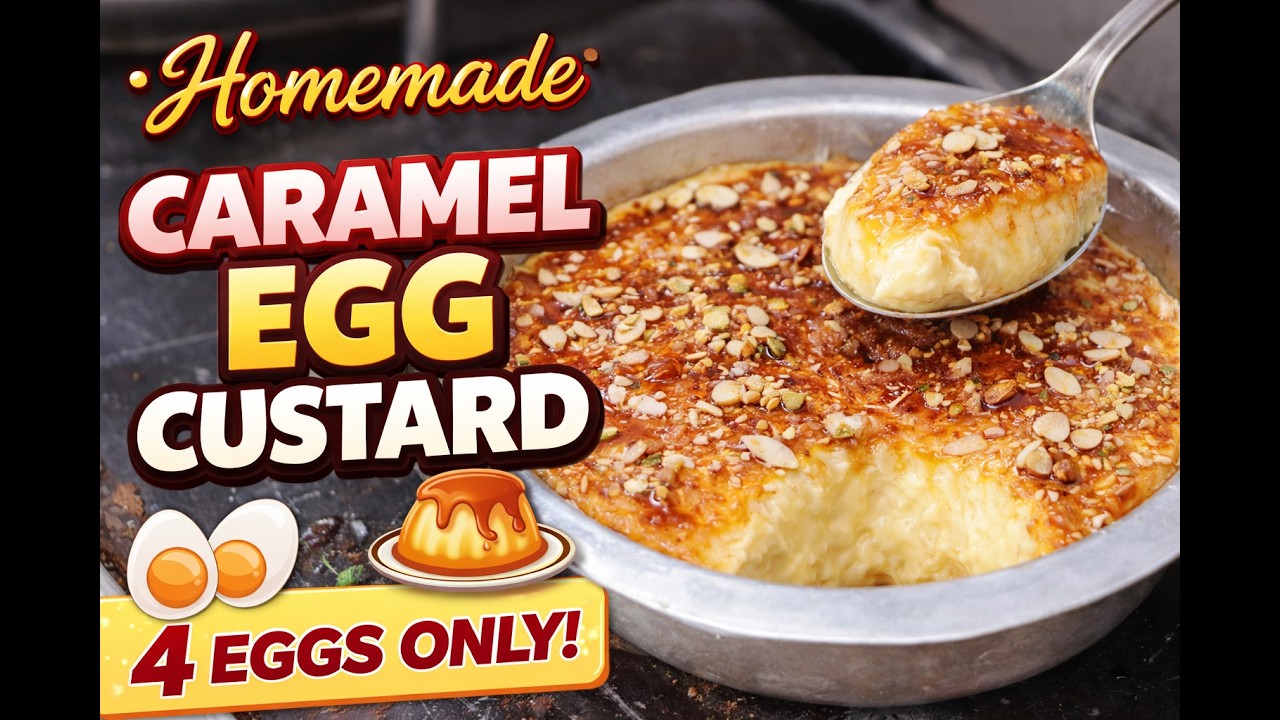 Homemade Egg Custard Pudding 🍮 | Easy & Delicious
