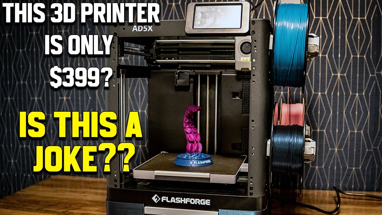 Flashforge AD5X &ndash; Multicolor CoreXY 3D Printer - Review